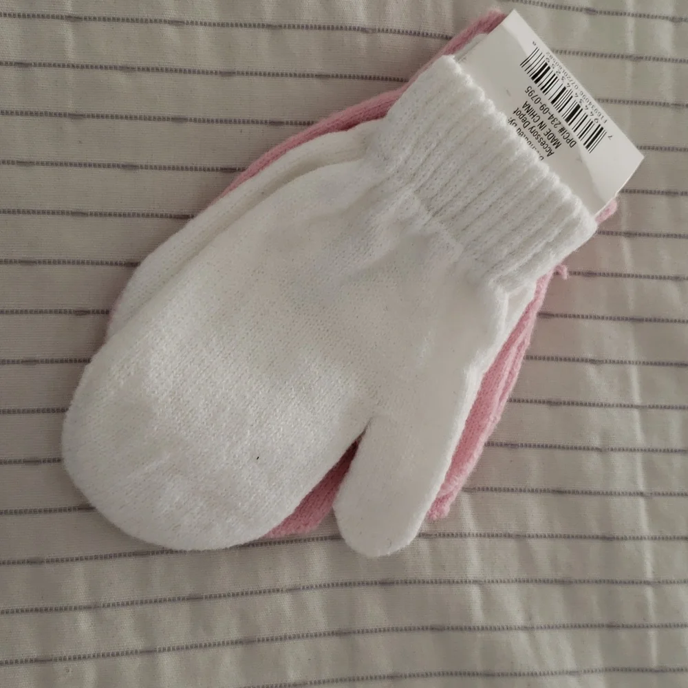 💕 Two Pack Kids Mittens